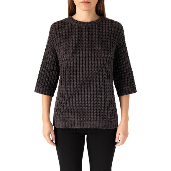 Brunello Cucinelli Sweaters - Brunello Cucinelli Chunky Knit Cashmere Sweater Purple